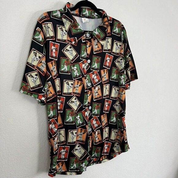 San Francisco Giants Hawaiian Shirt Authentic MLB Baseball Card Print Medium - Picture 12 of 12